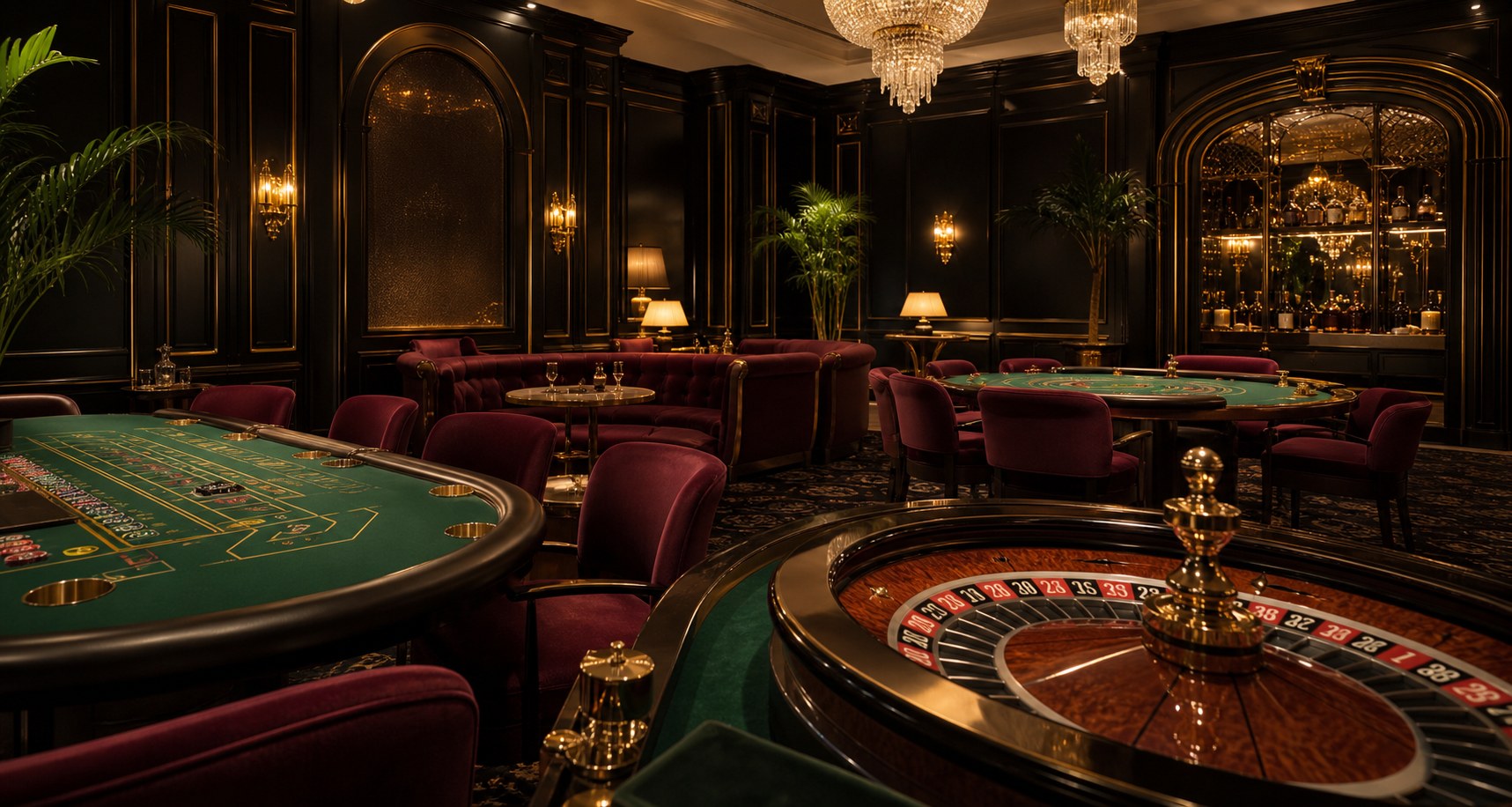 Elegantný kasínový lounge Halveronis